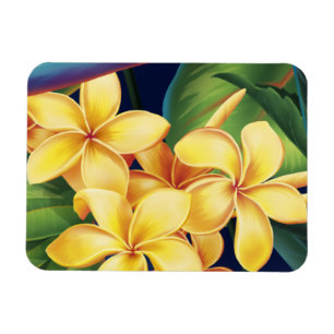 Tropisk paradise Hawaiian Plumeria Magnet