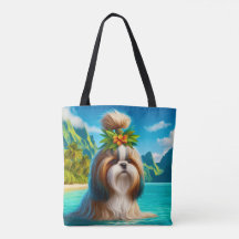 Tropisk paradise med Magnum Canvas Tote Bag