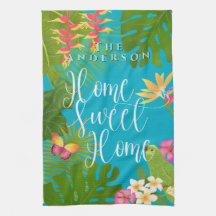 Tropisk paradise Sweet Home Teal