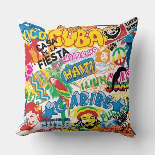 Tropisk Party Kudde (Framsida)