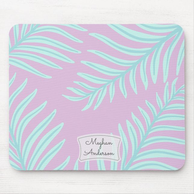 Tropisk Pastel | Personlig Mousepad Musmatta (Framsidan)
