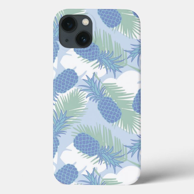 Tropisk pastel Pineapple Mönster (Baksida)