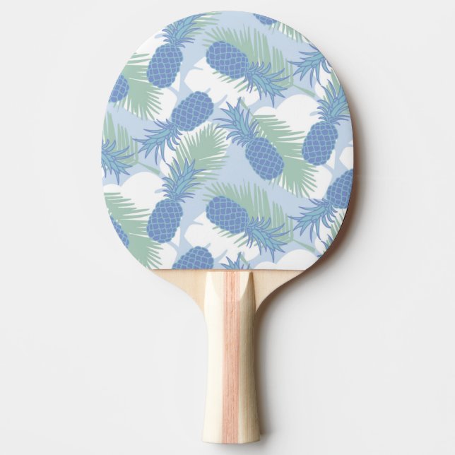 Tropisk pastellananas Mönster Pingisracket (Framsidan)