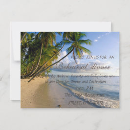 Tropisk persika,Handflatan-rehearsal-middag Inbjudningar