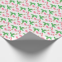 Tropisk persikojul Flamingos Fåglar