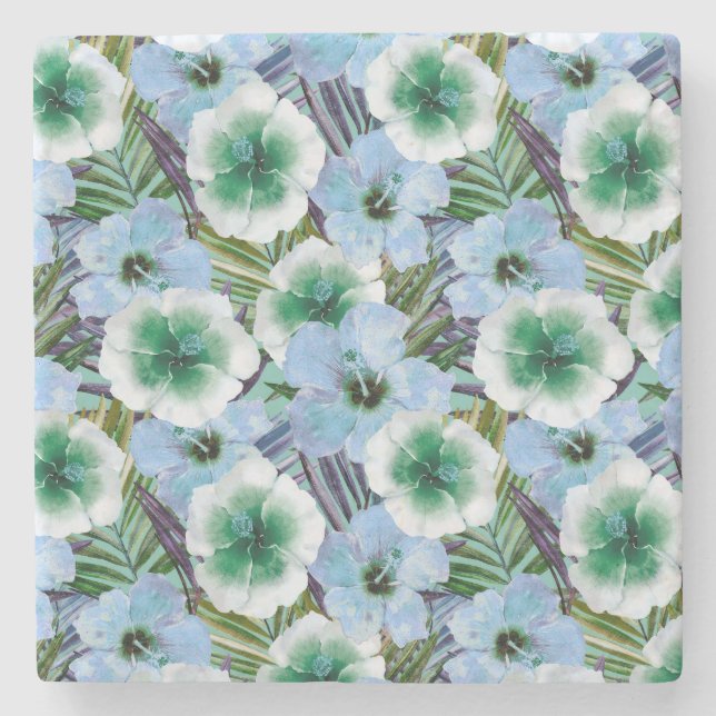 Tropisk persikokrus Hibiscus Stenunderlägg (Framsidan)