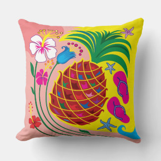 Tropisk Pineapple Sommar Kudde