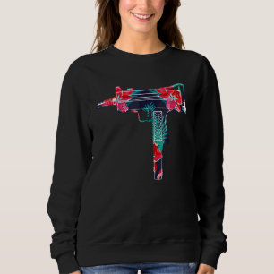 Tropisk pistol Skjutvapen Strand Hawaiiansk Aloh T Shirt