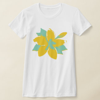 Tropisk Plumeria Ljus T Shirt