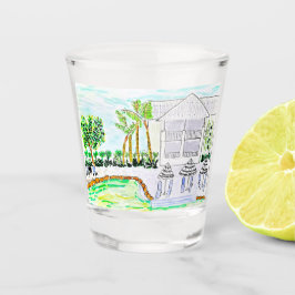 Tropisk poolsde Shot Glass av Ariella & Lily