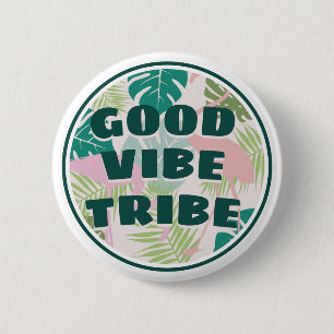 Tropisk positiv Bra Vibe Tribe Flamingo Knapp