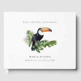 Tropisk regnskog Toucan Fauna Barnkalas Gästböcker