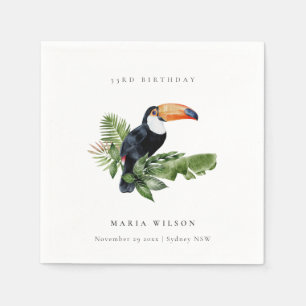 Tropisk regnskog (Toucan Fauna) oavsett ålder Pappersservett