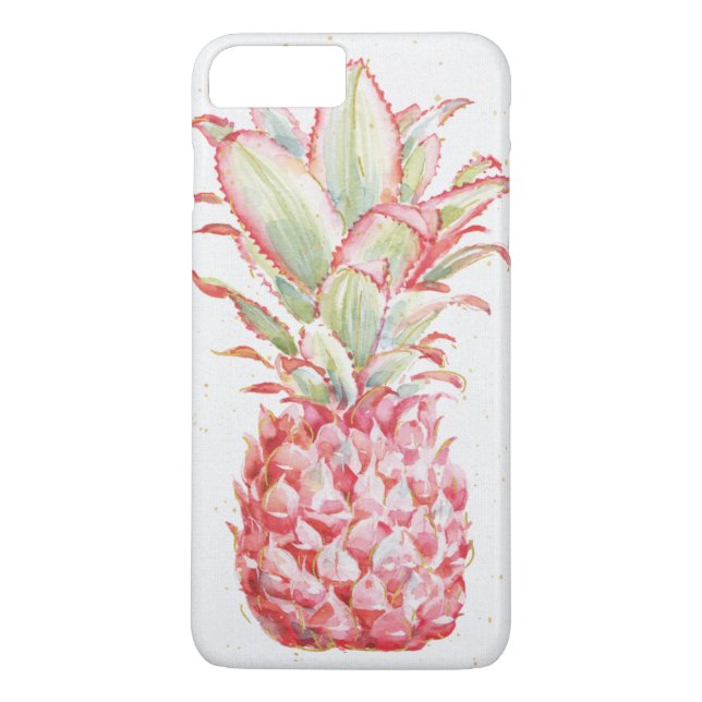 Tropisk | rosa ananas Case-Mate iPhone skal (Baksida)