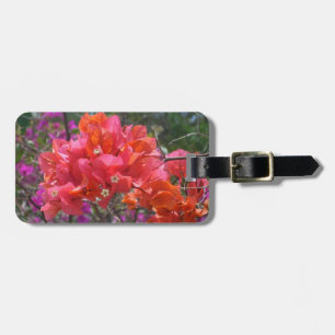 Tropisk Rosa Blommigten Bougainvillea Island Bagagebricka