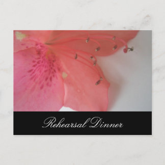 Tropisk Rosa bröllop Vykort