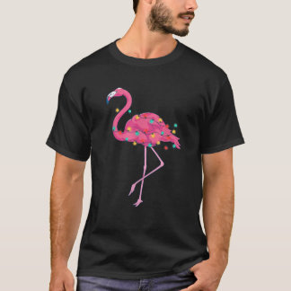 Tropisk Rosa Flamingo Hawaii Summer Julafton Chris T Shirt