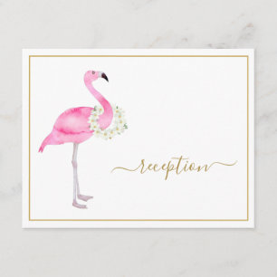Tropisk Rosa Flamingo Ingen gåva Party Inbjudningar