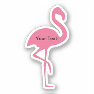 Tropisk Rosa Flamingo Shape Klistermärken
