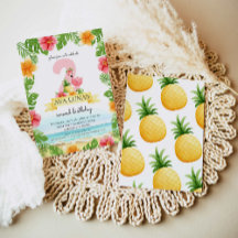 Tropisk Rosa Flamingo Sommarflicka 2:a