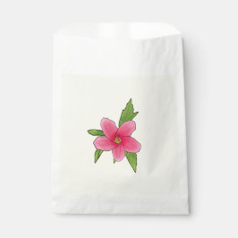 Tropisk Rosa Hibiscus-Födelsedagsfest för undersäc