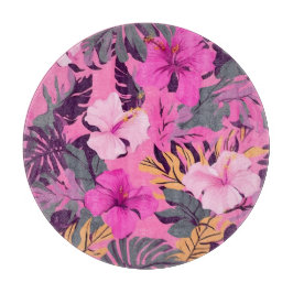 Tropisk Rosa Hibiscus - Utformning av läder och Bl