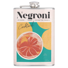 Tropisk Rosa Negroni Cocktail Retro Fickplunta