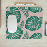 Tropisk Rosa och Grönt Handflatan Löv Seamless Mön Musmatta<br><div class="desc">Den tropiska Rosan och Grönt Handflatan Seamless Mönster är en levande och livlig utformning med ett urval av Löv för rosa och grönt handflatan som arrangeras i ett upprepande löv. Mönster har en sömlös utformning, vilket innebär att kanten på konstruktionen blandas sömlöst för att skapa ett kontinuerligt och oavbrutet mönster....</div>