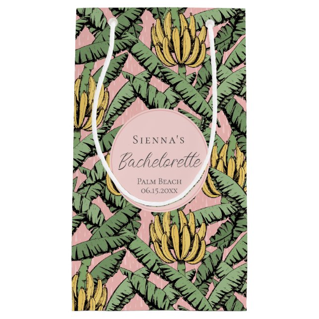 Tropisk Rosa och Gul Banana Möhippa (Framsidan)