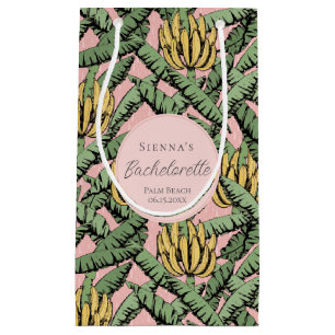 Tropisk Rosa och Gult Banana Bachelorette Party