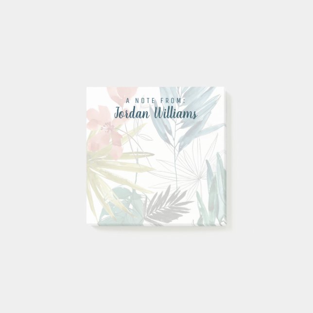 Tropisk sammansättning post-it block (Framsida)