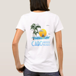 Tropisk segelsedel Cabo San Lucas Mexiko Tee Shirt