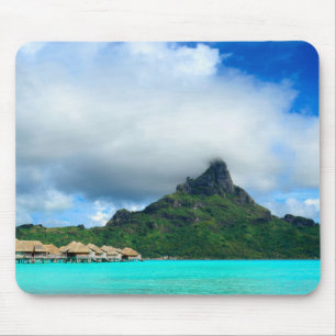 Tropisk semesterort på Bora Bora mousepad Musmatta