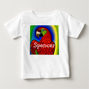 Tropisk skatt: Abstrakt Vibrant Parrot Artwork T Shirt