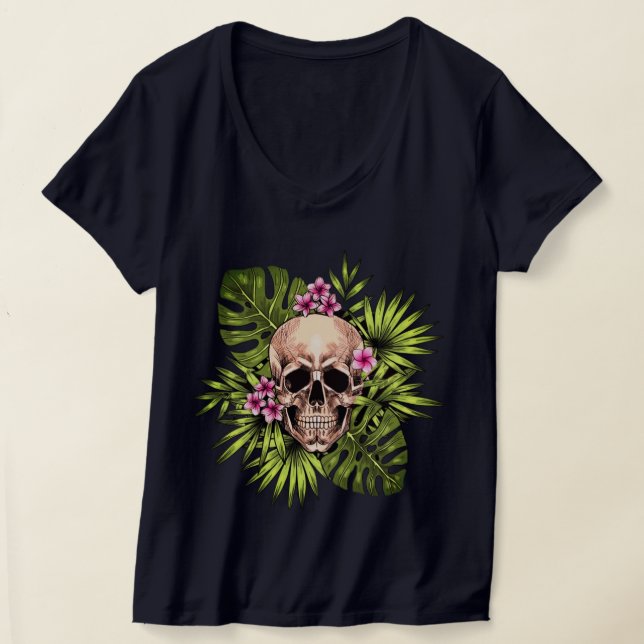 Tropisk Skelett T-Shirt (Laydown)