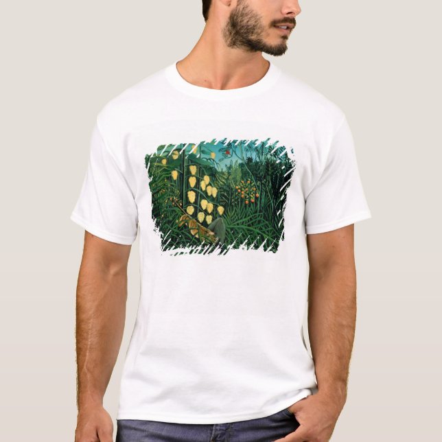 Tropisk skog t-shirt (Framsida)
