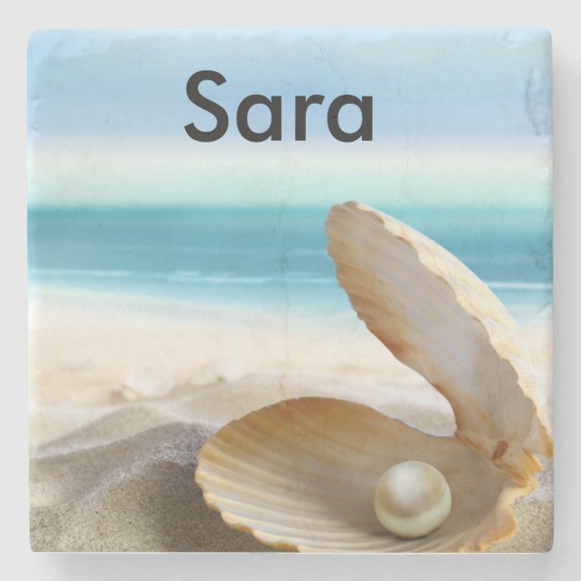 Tropisk skräddarsy strandkustfartyg underlägg sten (Framsidan)