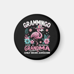 Tropisk skymningsflamingo magnet