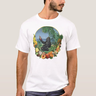 Tropisk Slam! Apa i tropikernaoriginalkonstverk Tee