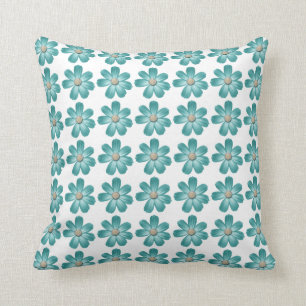 Tropisk soffa för blomma för daisy för kudde