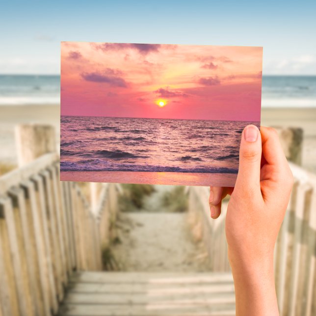 Tropisk solnedgång Neapel, Florida vykort (Sunset hues dance on Naples' shore, painting dreams in golden whispers.)