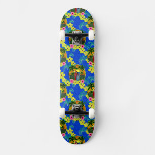 Tropisk solnedgång skateboard bräda 21,5 cm