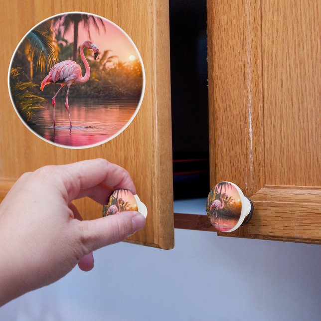 Tropisk solnedgångsflamingo knopp (Skapare uppladdad)