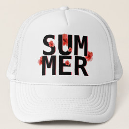 Tropisk sommar hibiskus keps