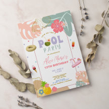 Tropisk sommar pinneapple strand födelsedag