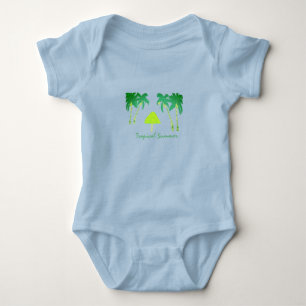 Tropisk sommar t shirt
