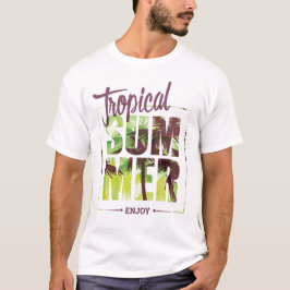 tropisk sommar t shirt