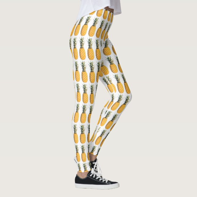tropisk sommarfrukt för ananas leggings (Höger)