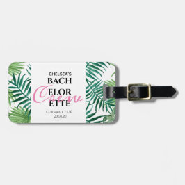 Tropisk sommarsommartid Löv Bachelorette Crew Part Bagagebricka