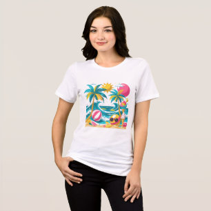Tropisk sommarstämning – Rollig och ljus t-shirt-d T Shirt